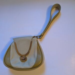Alberta Ferretti Elegant Leather Women's Wristlet Bag In EUC